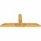 Ekena Millwork Portland Rough Sawn Timber Gable Bracket, Western Red Cedar, 72"W x 30"H x 4"D x 6"F, 10/12 Pitch GBW072X30X0406POR00RWR - alternate 5